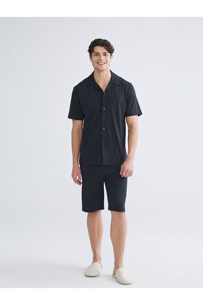 LC Waikiki Özmarka Yeni Sezon Standart Kalıp Erkek Şortlu Pijama Takımı