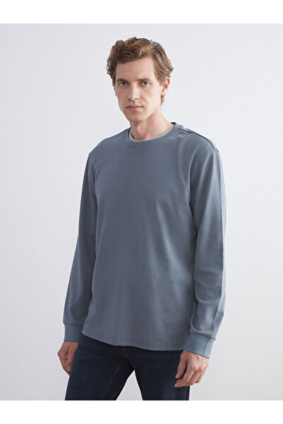 LC Waikiki Ανδρικό φούτερ με μακρυμάνικη λαιμόκοψη