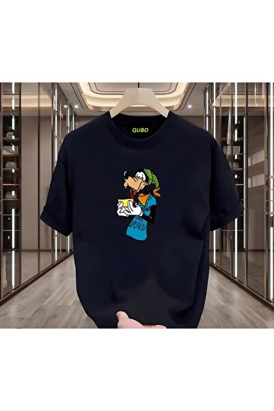 qubo sportswear & company Tricou cu mânecă scurtă, unisex, oversize, din bumb...