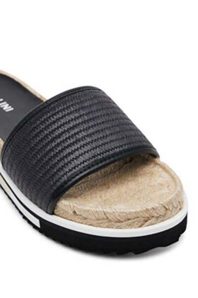 Pollini Γυναικείες εσπαντρίγιες μαύρες POLLINI-SA28295G0MTN100A SABOTD.CHANTA...