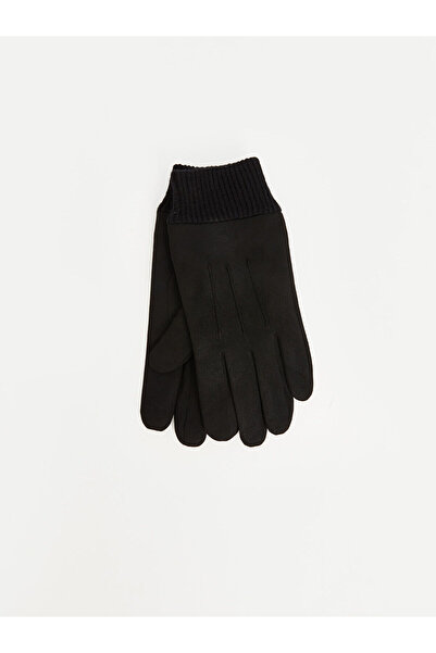 LC Waikiki New Season Plush Detailed Men's Gloves