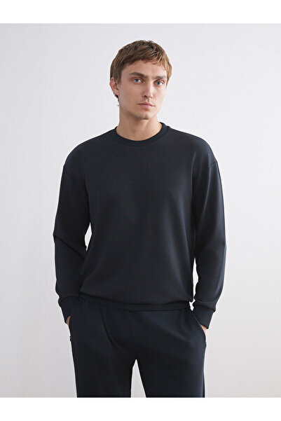 LC Waikiki Hanorac pentru bărbați cu guler rotund antracit