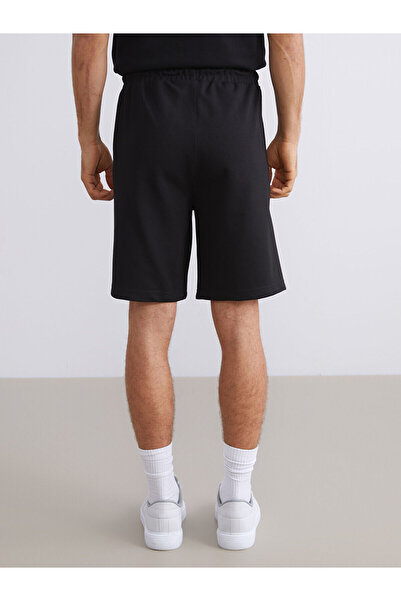 LC Waikiki Black Standard Fit Men's Shorts