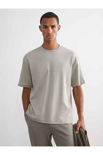 LC Waikiki Ανδρικό μπλουζάκι με λαιμόκοψη Özmarka New Season