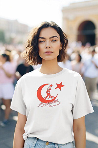 STILXX TRIOC FEMEI STIL-X CU IMPRIMARE ATATURK, 100% BUMBAC, MODEL REGULAR