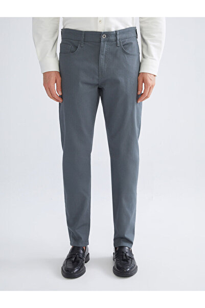 LC Waikiki Anthracite Slim Fit Men's Chino Trousers