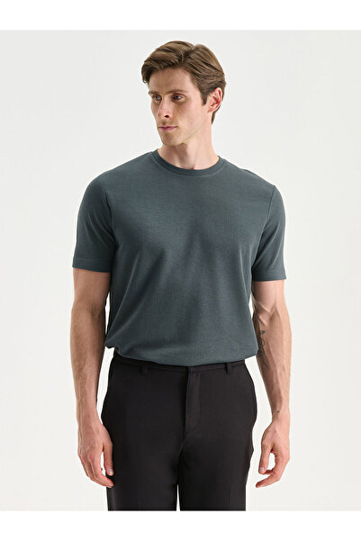 LC Waikiki طاقم الرقبة تي شيرت رجالي