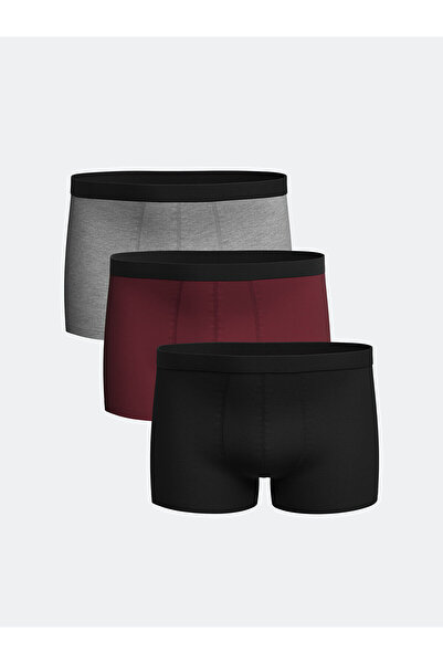 LC Waikiki Vizyon New Season Standard Fit Cotton Flexible Men's Boxer 3-Pack
