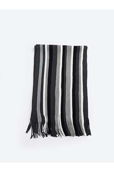 LC Waikiki Eșarfă scurtă pentru bărbați cu ciucuri Azestrend New Season