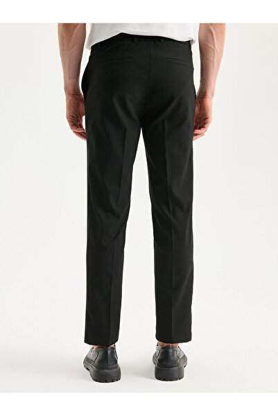 LC Waikiki Men's Black Standard Fit Trousers