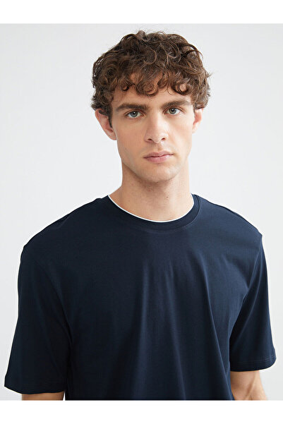 LC Waikiki Vrhunska nova sezonska okrugla kragna Pamučni džersej muška majica