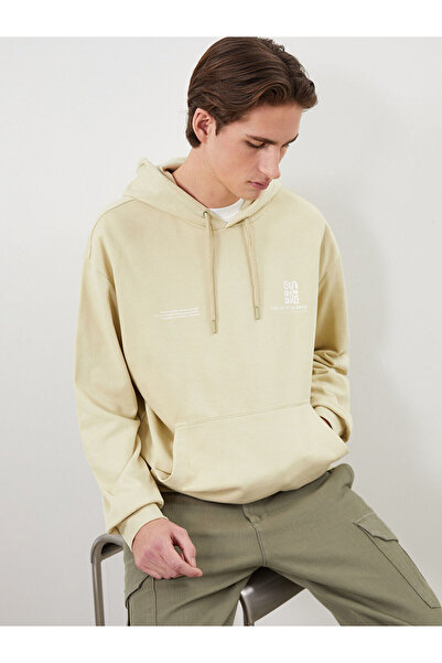 LC Waikiki هودي رجالي مطبوع بأكمام طويلة من Peak New Season