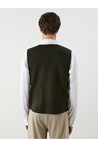 LC Waikiki Ανδρικό πλεκτό γιλέκο LCWAIKIKI Standard Fit V-Neck (W5)