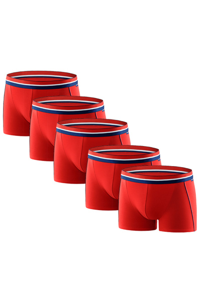 uniconf Set of 5 men's boxer shorts UBB107PECROS made of cotton with lycra