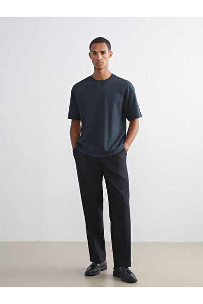 LC Waikiki Nevavm Comfortable Fit Linen Blend Men's Trousers with Difference