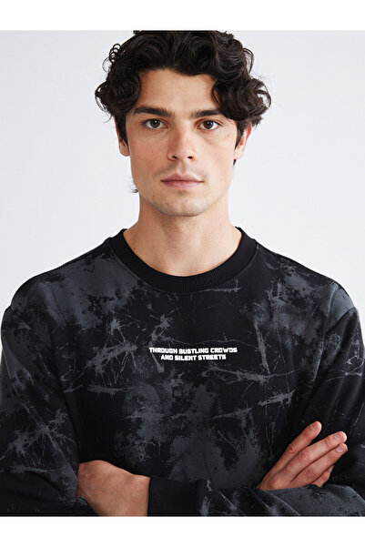 LC Waikiki Crew neck printed men's sweatshirt