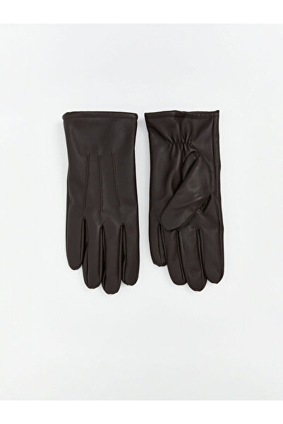 LC Waikiki قفازات رجالية بمظهر جلدي (W5)