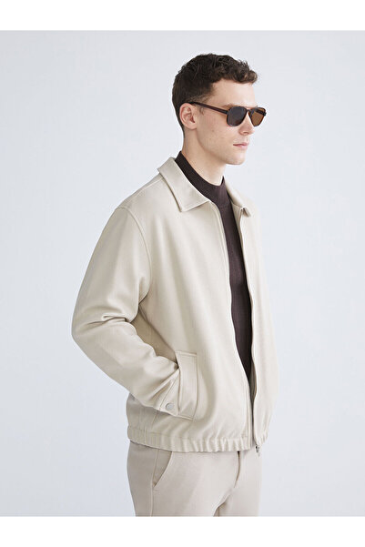 LC Waikiki Peak Yeni Sezon Standart Kalıp Gömlek Yaka Erkek Mont