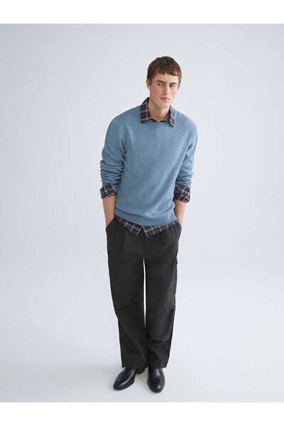 LC Waikiki Özmarka Yeni Sezon Bisiklet Yaka Erkek Triko Kazak