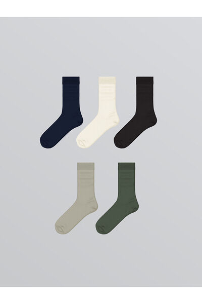 LC Waikiki Cey Yeni Sezon Bambu Erkek Soket Çorap 5'li