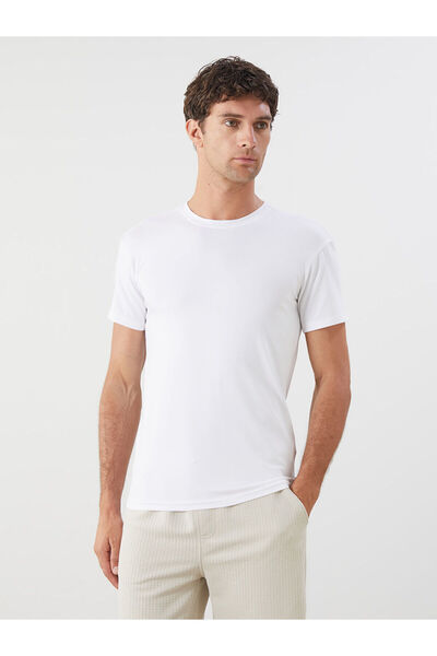 LC Waikiki New Season Crew Neck Short Sleeve Men's Pajama Top