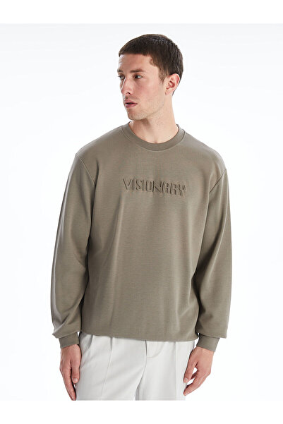 LC Waikiki guler rotund Swea pentru bărbați în relief tricou