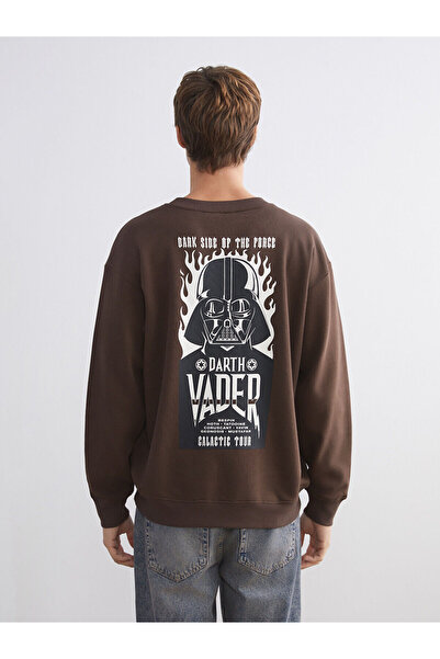 LC Waikiki Визия Нов сезон Велосипедна блуза с дълъг ръкав и принт от „Междузвездни войни“ за мъже