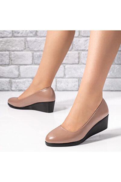 Modlet.ro Women's nude platform shoes MOD06052