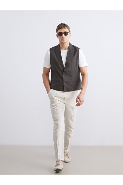 LC Waikiki Standard Fit Linen Look Men's Trousers