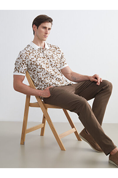 LC Waikiki Ανδρικό μπλουζάκι Özmarka New Season με μοτίβο γιακά πόλο από χτεν...