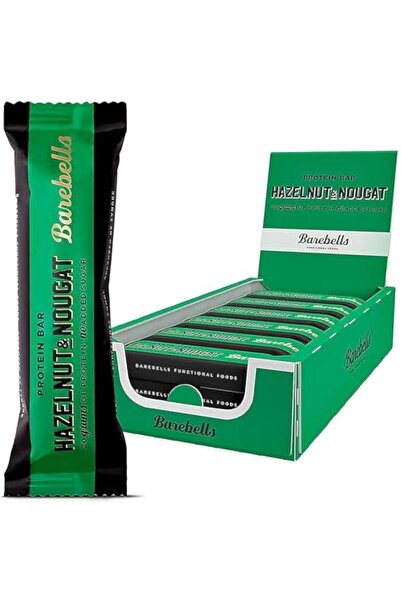 Barebells بروتين بار البندق والنوجا (12 قطعة في علبة) (12 × 55 جرام)
