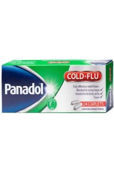 Panadol GREEN Cold & Flu (24 Caplets)