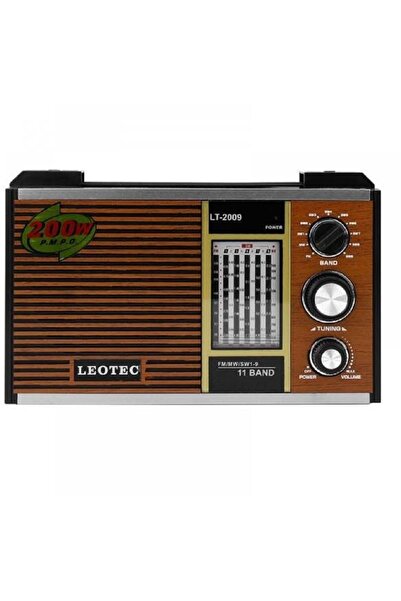 leotec Radio portabil cu 11 benzi, alimentare la 220v si baterii ,