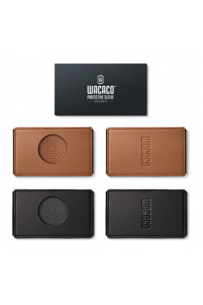 Wacaco Set of covers for Picopresso, 2 pcs, Imitation leather, Black/Brown