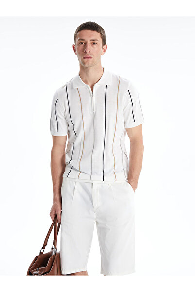 LC Waikiki سترة تريكو رجالية بأكمام قصيرة وياقة بولو من فيجن للموسم الجديد