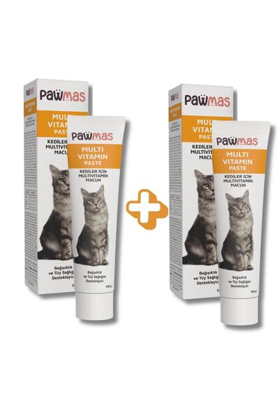 Pawmas MultiVitamin Kedi Macunu 100 Gr x 2 Adet
