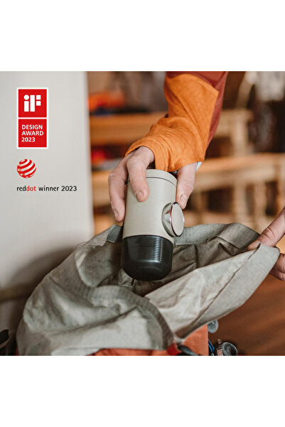 Wacaco Portable manual espresso machine Minipresso NS2, No chargе&battery, 80ml,Nespresso,Gray/Black