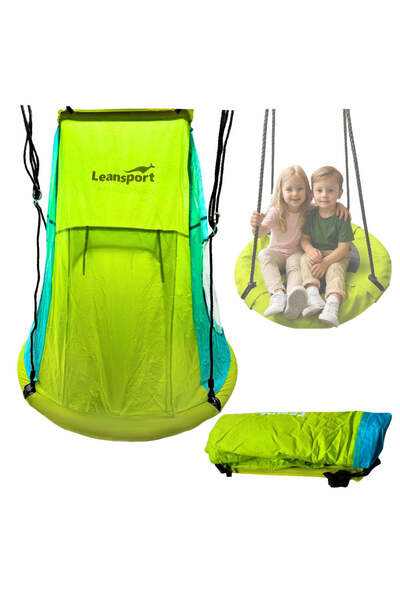 LEAN Cort balansoar 2 in 1, verde, 110-120 cm