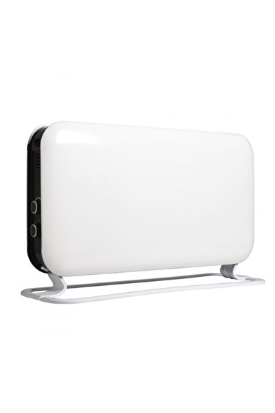 Mill Convector de podea SG2000MEC, 2000W, 20 m2, 3 niveluri, Protecție la răsturnare, Margini rotunjite, Alb