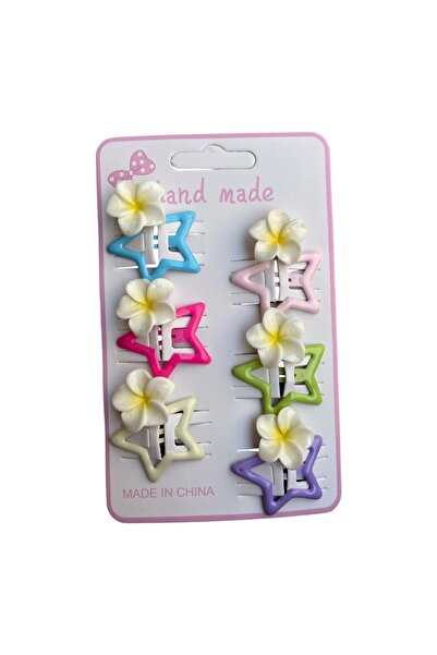 ELAS HOME Set de 6 bucăți Star Toka Vatus cu flori