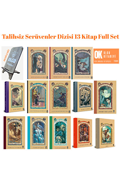 XLibris Talihsiz Serüvenler Dizisi 13 Kitap Full Set (CİLTLİ) TELEFON TUTUCU HEDİYE