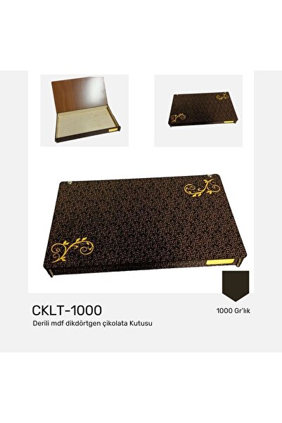 mars tasarım ÇİFTYÜZ, MDF , DERİLİ AHŞAP ÇİKOLATA KUTUSU (1000gr'lık)