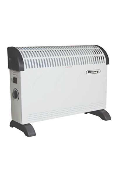 rosberg Ventiloconvector R51974AT, 2000W, 3 niveluri, Termostat, Alb