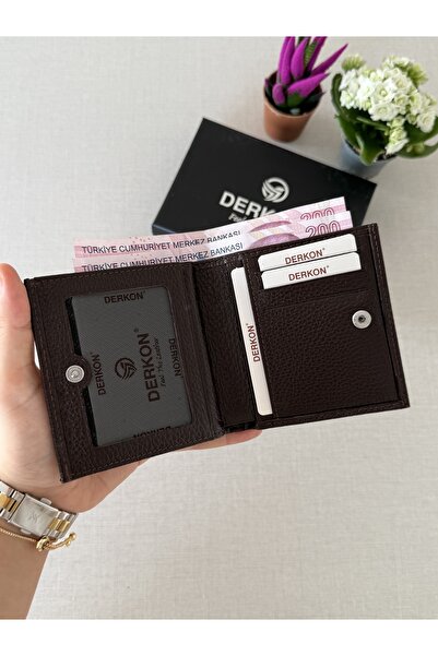 DERKON Genuine Leather Juno Model Women's Wallet in a Size That Will Fit in Any Bag