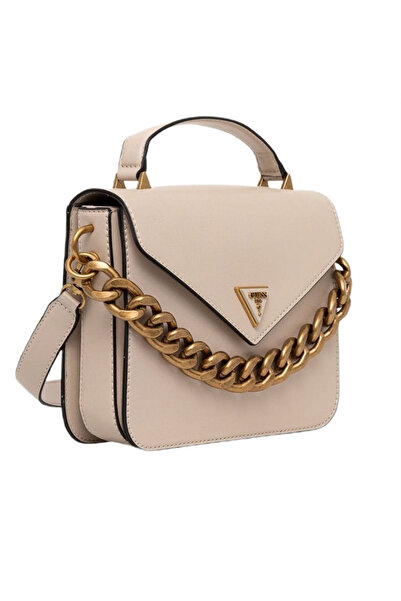Guess Handbag Women's Retour Beige Crossbody Stylish Letter Bag