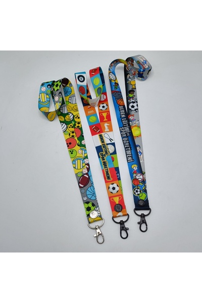 CİCCİBİCCİSHOP Beden eğitimi ve spor öğretmeni renkli düdük ipi(3 adet)