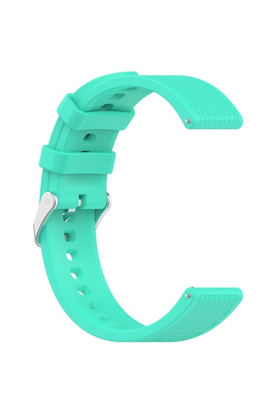 eR D L Universal silicone watch strap, strap width 18 mm, turquoise,