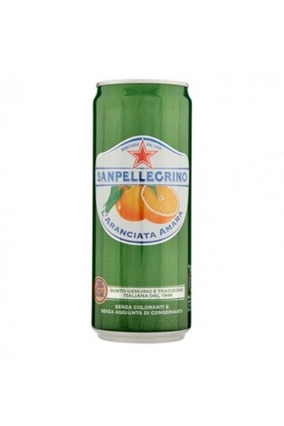 İtalian Sanpellegrino Bautura racoritoare carbogazoasa L'Aranciata amara Sanp...
