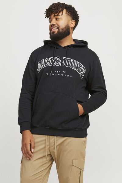 Jack & Jones Caleb - Hanorac cu imprimeu cu logo de mărime mare