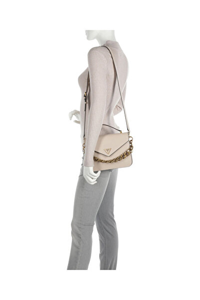 Guess Handbag Women's Retour Beige Crossbody Stylish Letter Bag